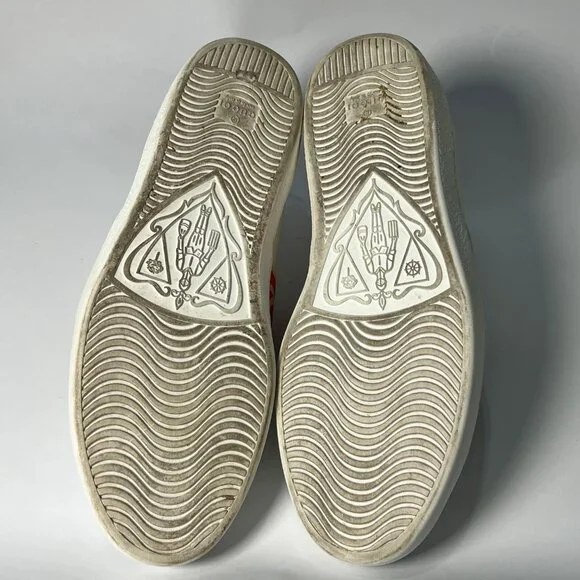 Authentic Gucci Ace White Leather Sneakers  Red & Green Logo Band Mens Size  7.5 - Picture 9 of 9
